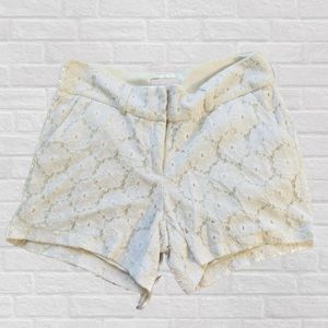 Signature Studio White Lace Shorts